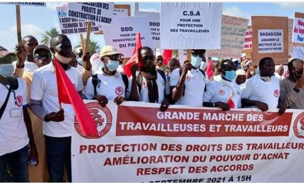 Sénégal – Mobilisation du 8 avril : le Front syndical reçoit le soutien du FDR dans un climat social tendu